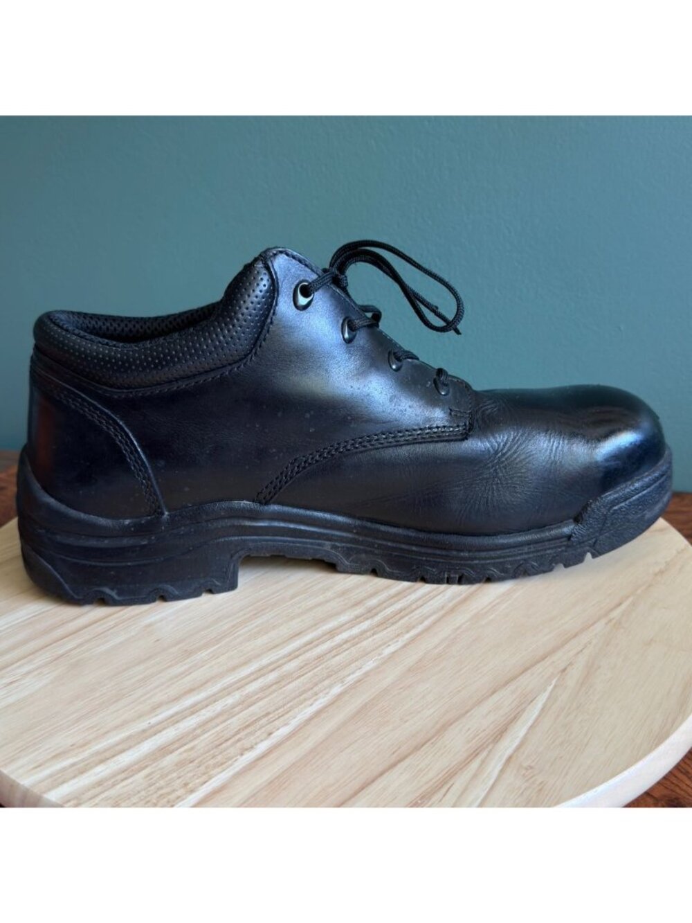 Timberland PRO TiTAN Mens Size 13 Alloy Toe Oxford Black Leather TB 040044 001 - Picture 11 of 16